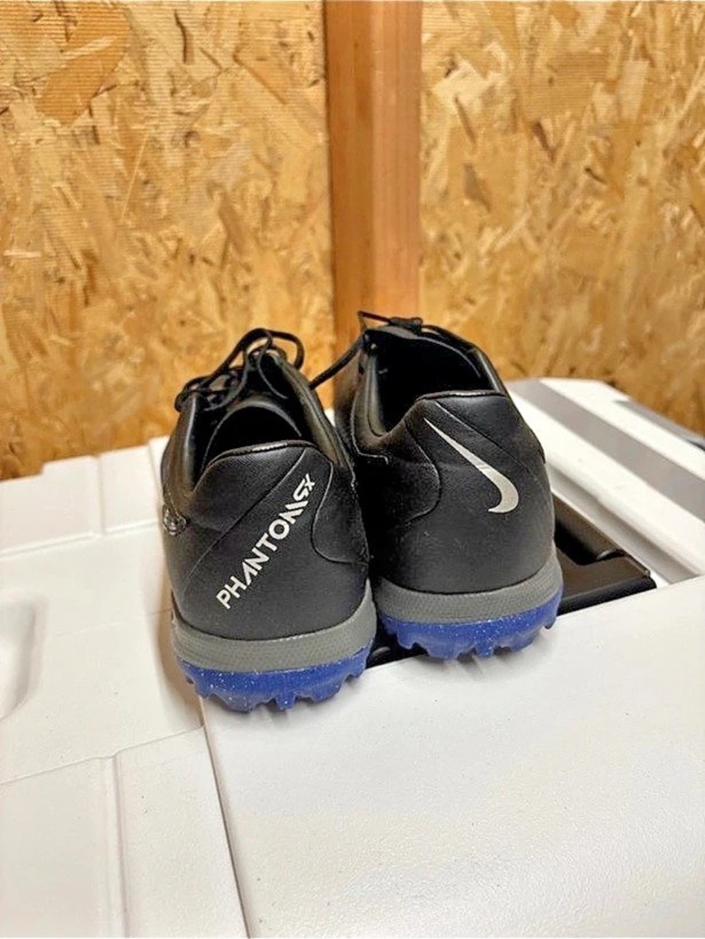 Nike Phantom GX Academy TF Black & Blue Athletic Shoes